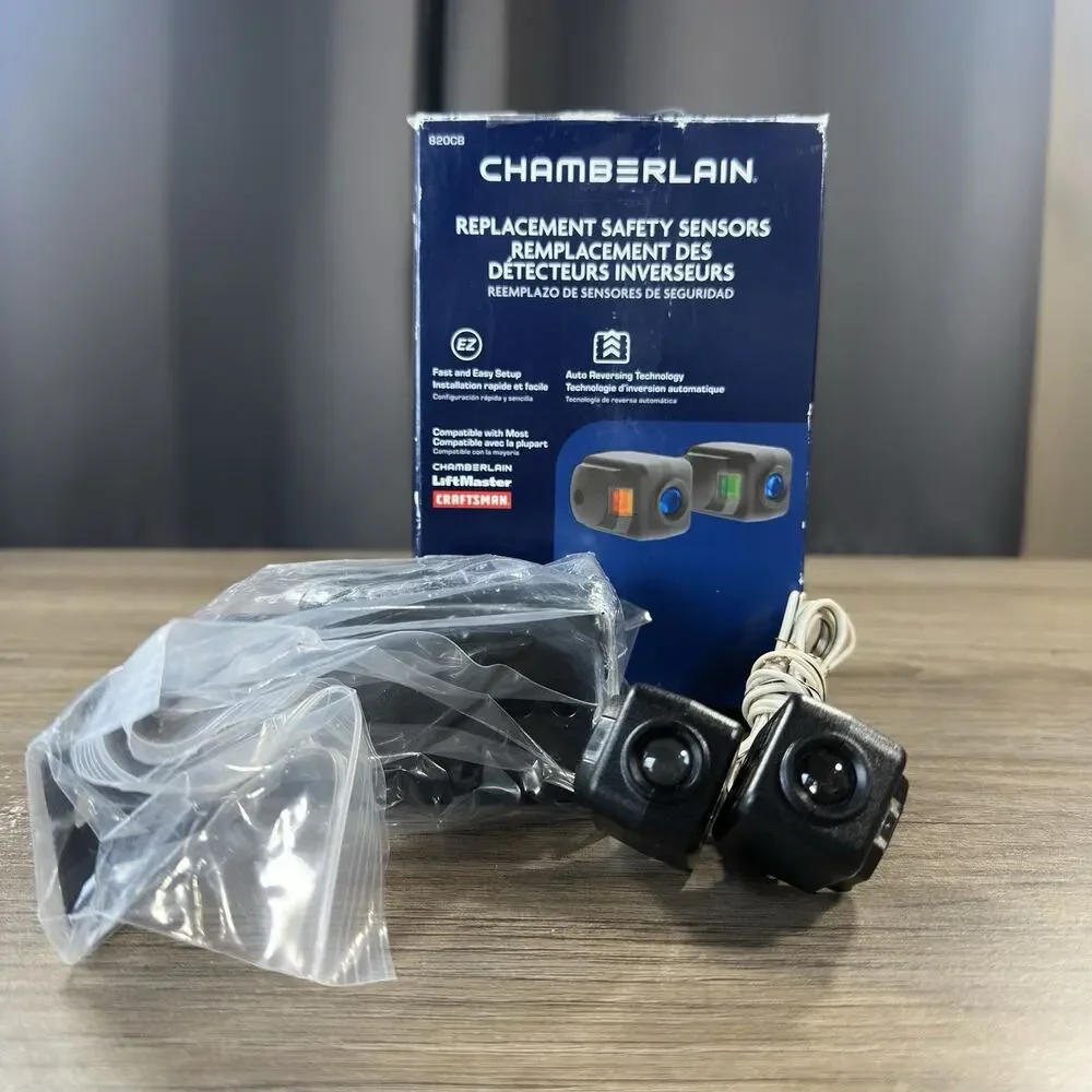 Chamberlain 820CB Garage Safety Sensors Liftmaster Craftsman Compatible